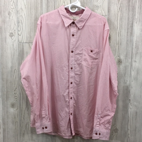 WEATHERPROOF Vintage Mens XXL Button Down Shirt Micro Pattern - Picture 1 of 10
